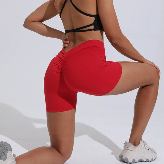 High Waisted Scrunch Shorts