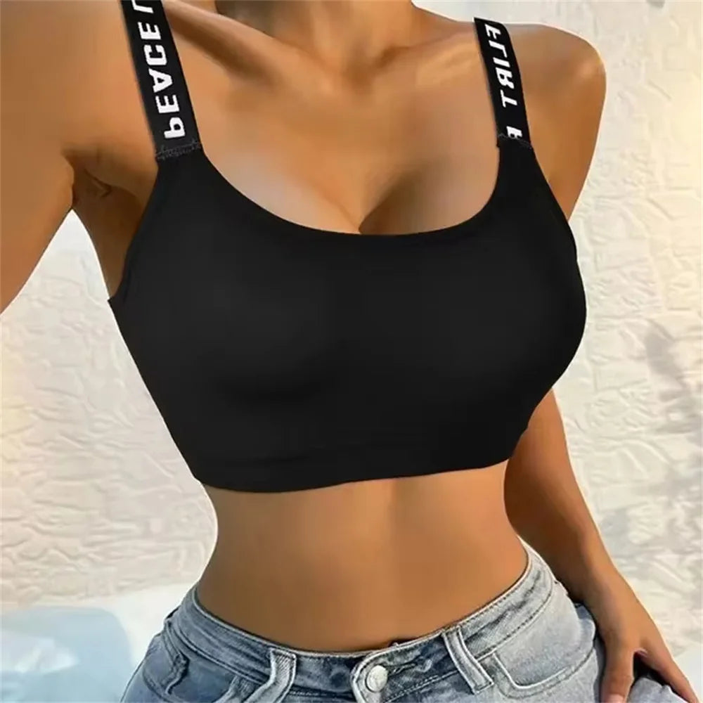 Peace Love Flirt bra