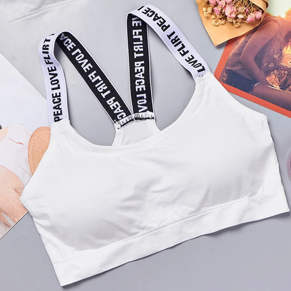 Peace Love Flirt bra