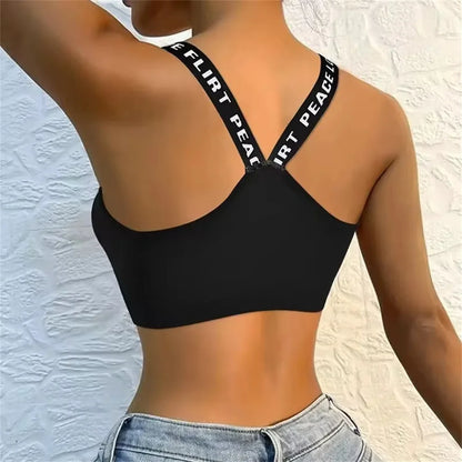 Peace Love Flirt bra