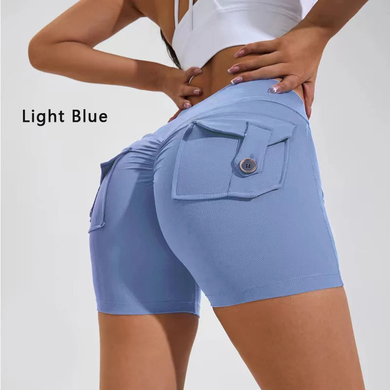 High Waisted Scrunch Shorts V2.