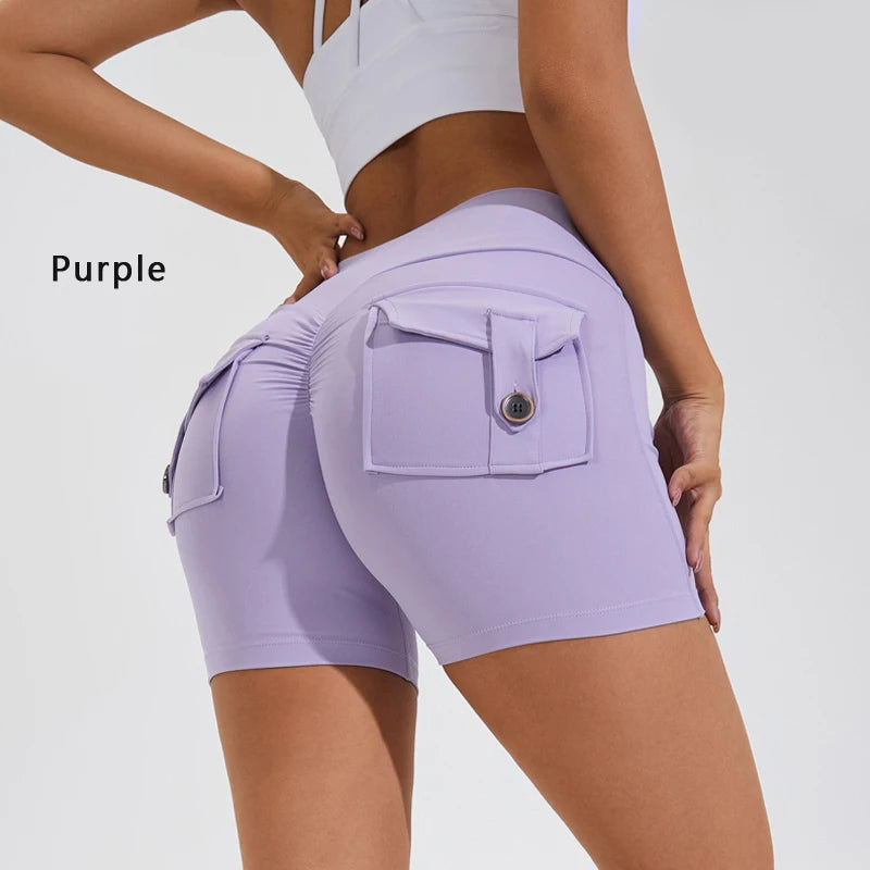 High Waisted Scrunch Shorts V2.