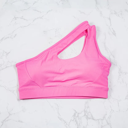 One strap sports bra