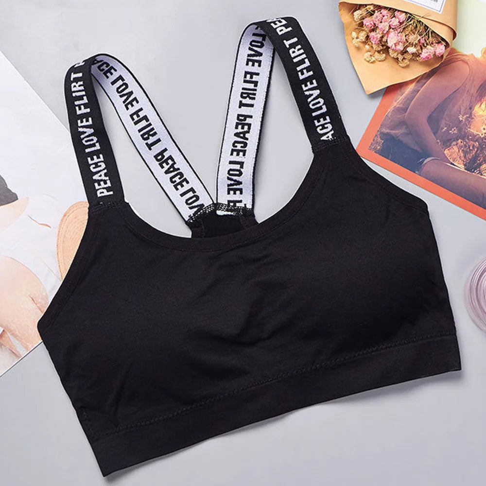 Peace Love Flirt bra