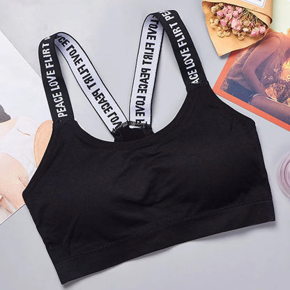 Peace Love Flirt bra