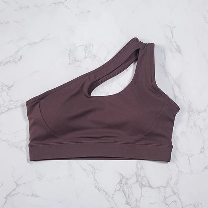 One strap sports bra