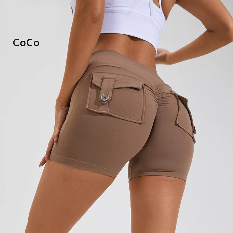 High Waisted Scrunch Shorts V2.
